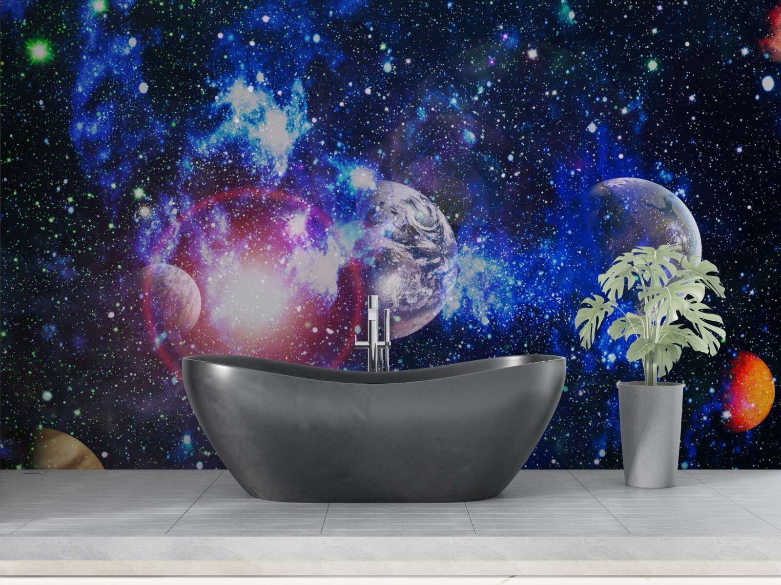 Fotobehang een ruim en mysterieus universum