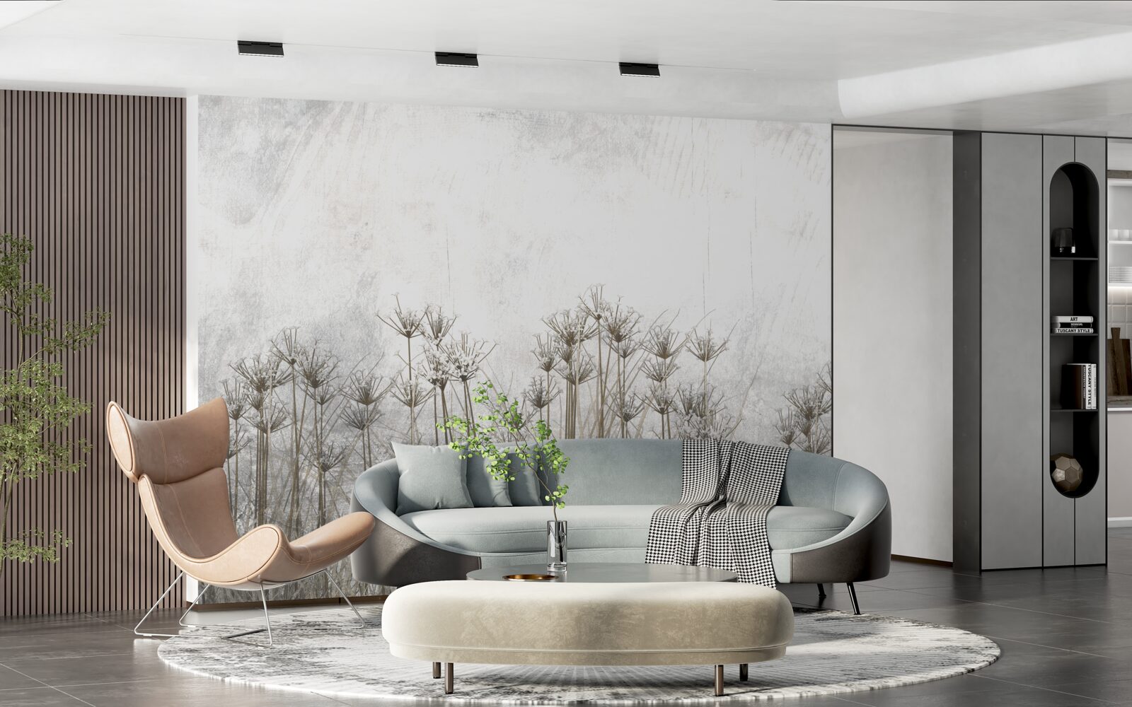 Fotobehang delicate holle kuit