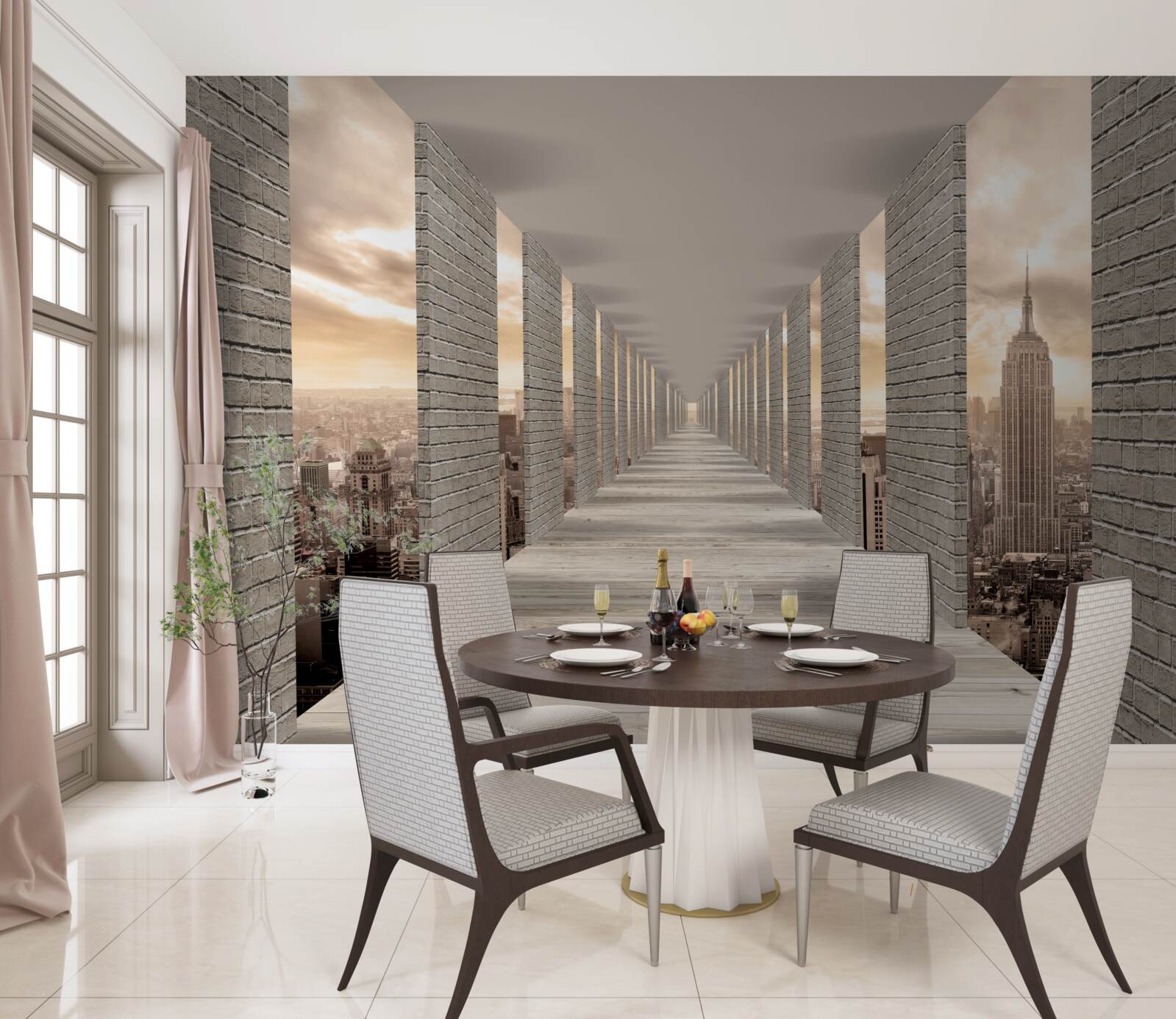 Fotobehang de tunnel van new york