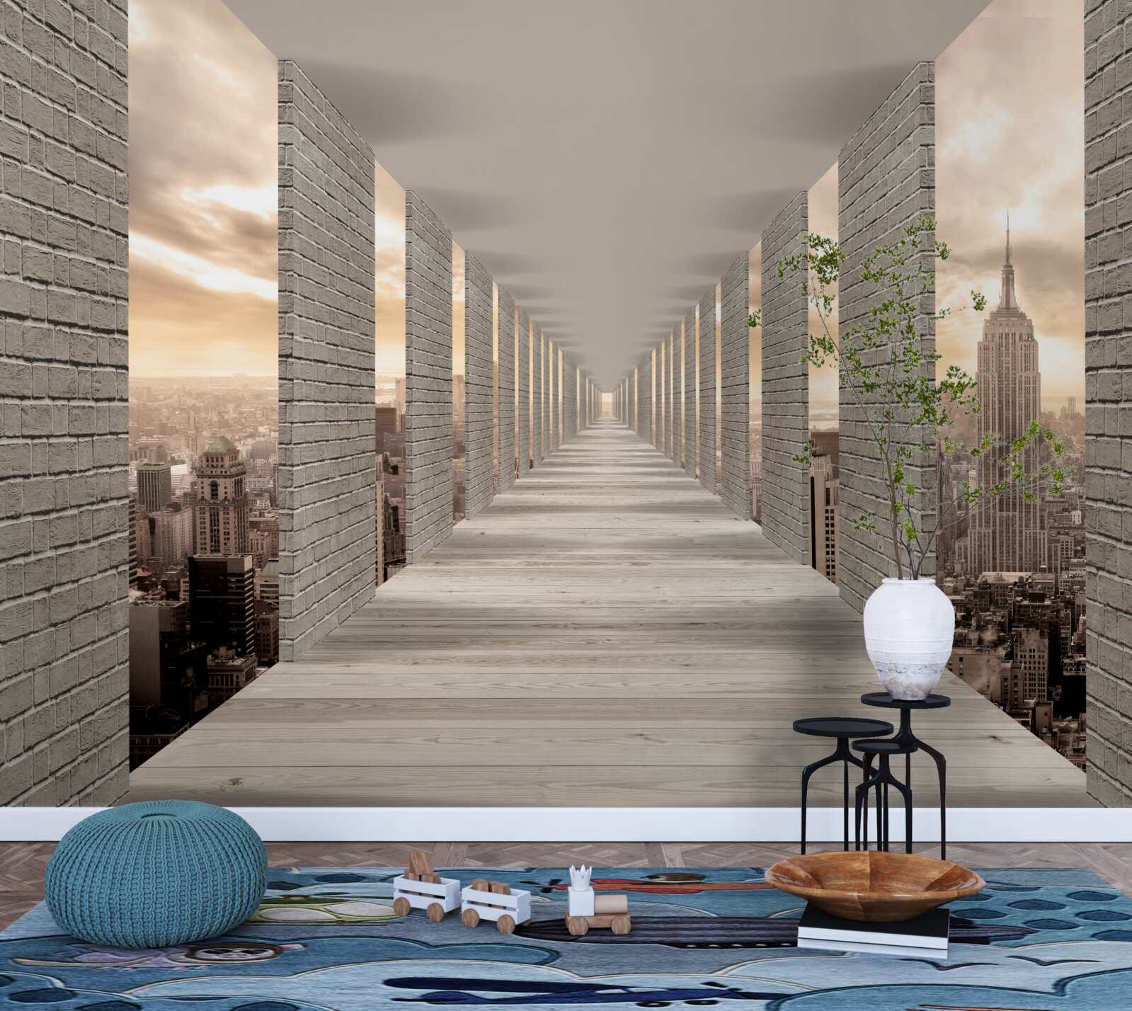 Fotobehang de tunnel van new york