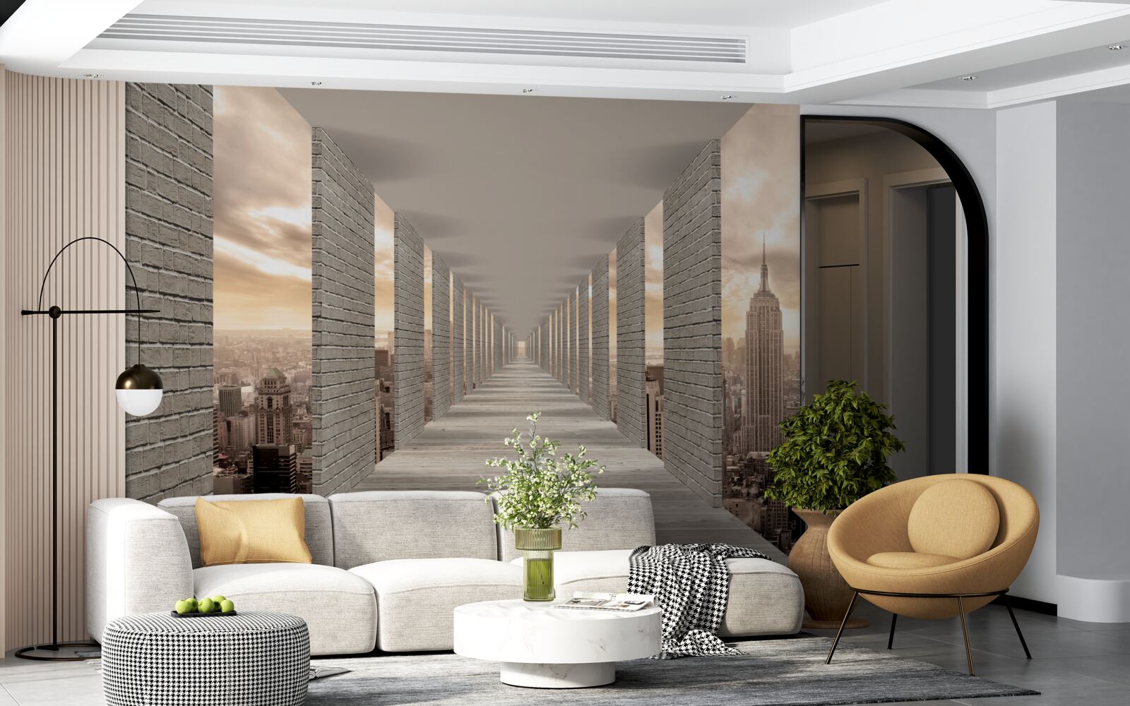 Fotobehang de tunnel van new york