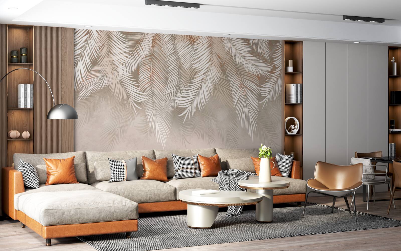 Fotobehang palmbladeren uit de tropen