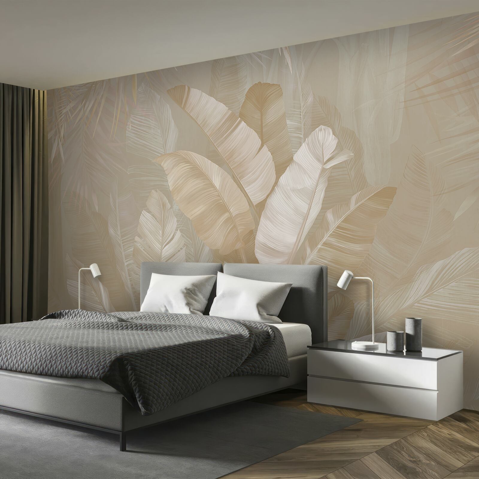 Fotobehang diversiteit van tropisch gebladerte