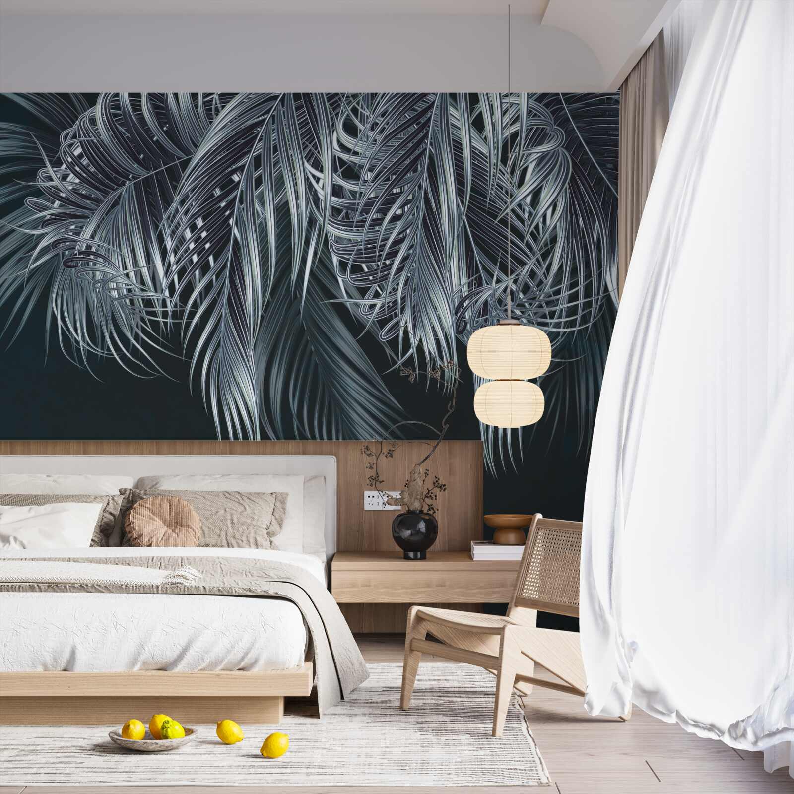 Fotobehang lange en fijne veren