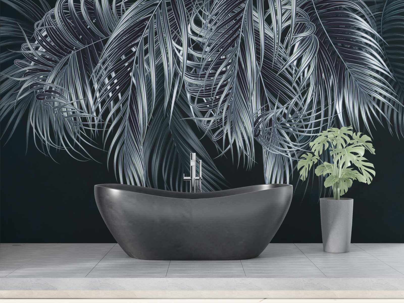 Fotobehang lange en fijne veren