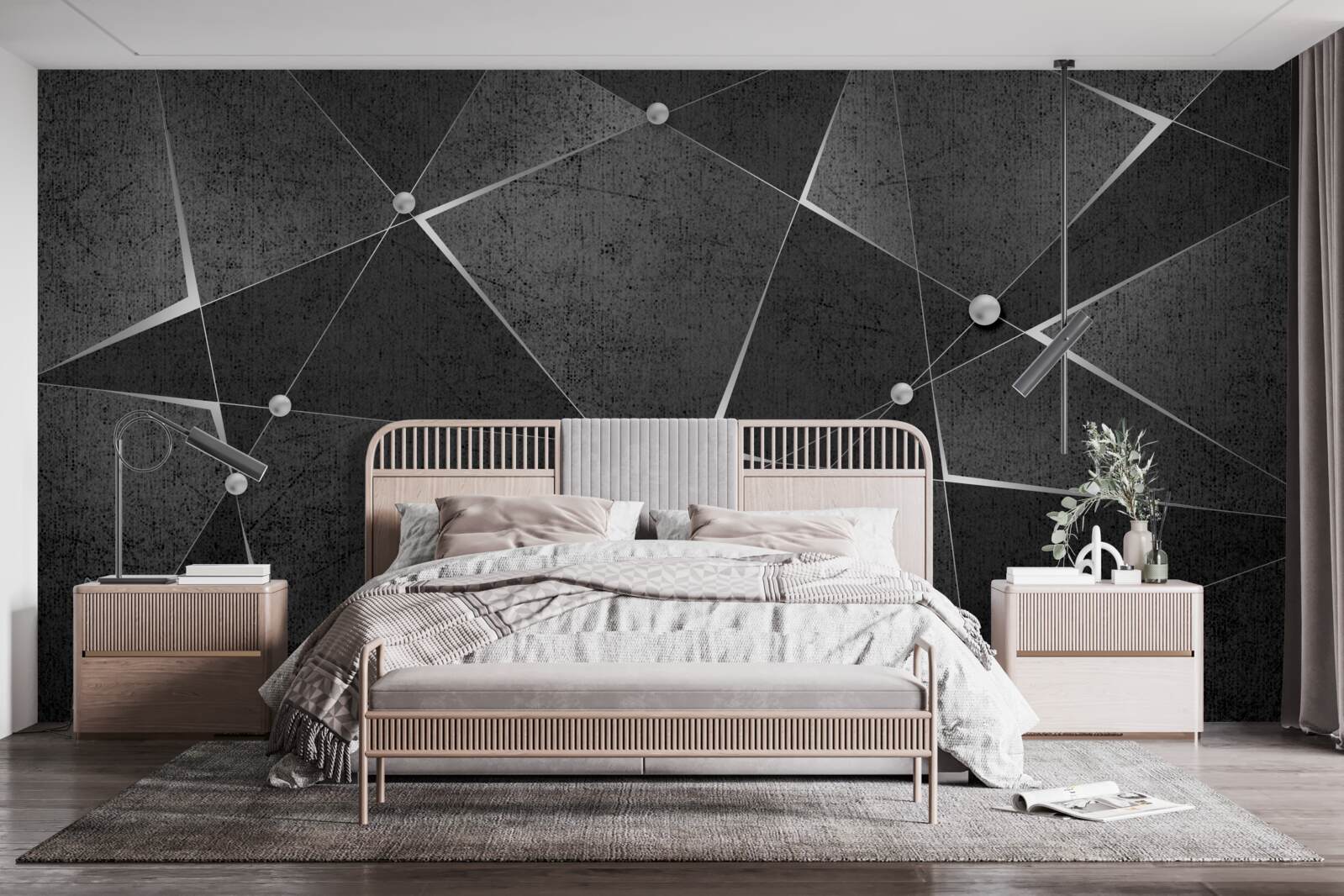 Fotobehang zwarte abstracte video screensavers