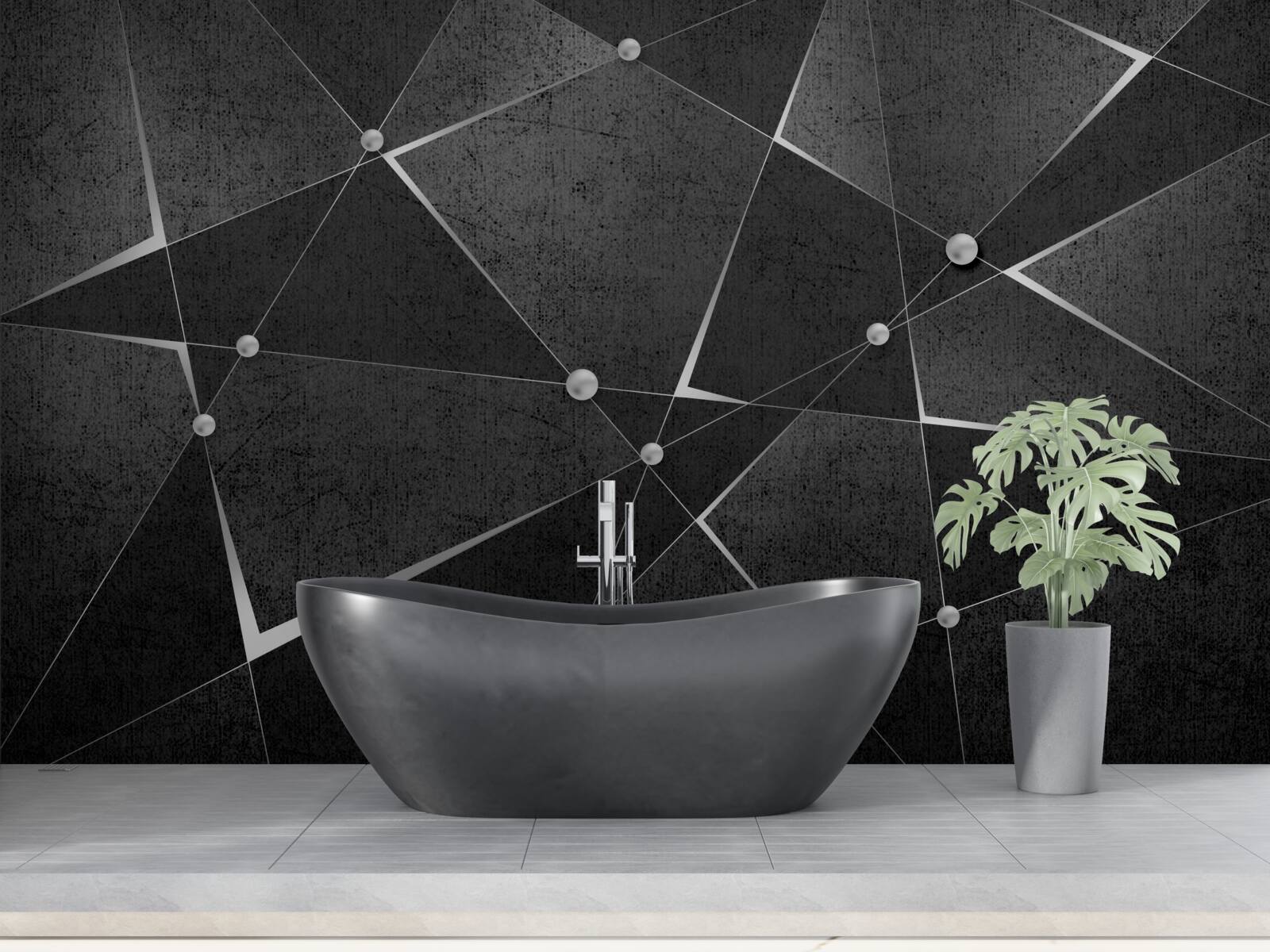 Fotobehang zwarte abstracte video screensavers