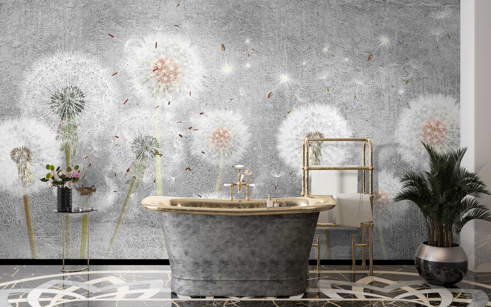 Paardenbloem fotobehang