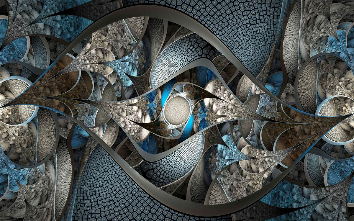 Fotobehang extravagante abstracte achtergrond