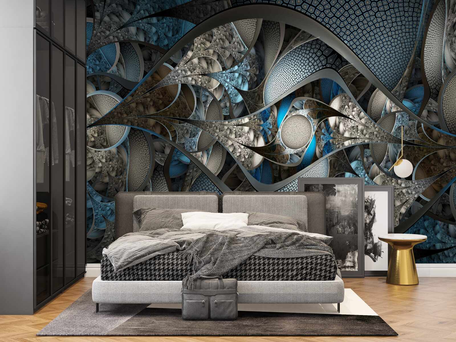 Fotobehang extravagante abstracte achtergrond