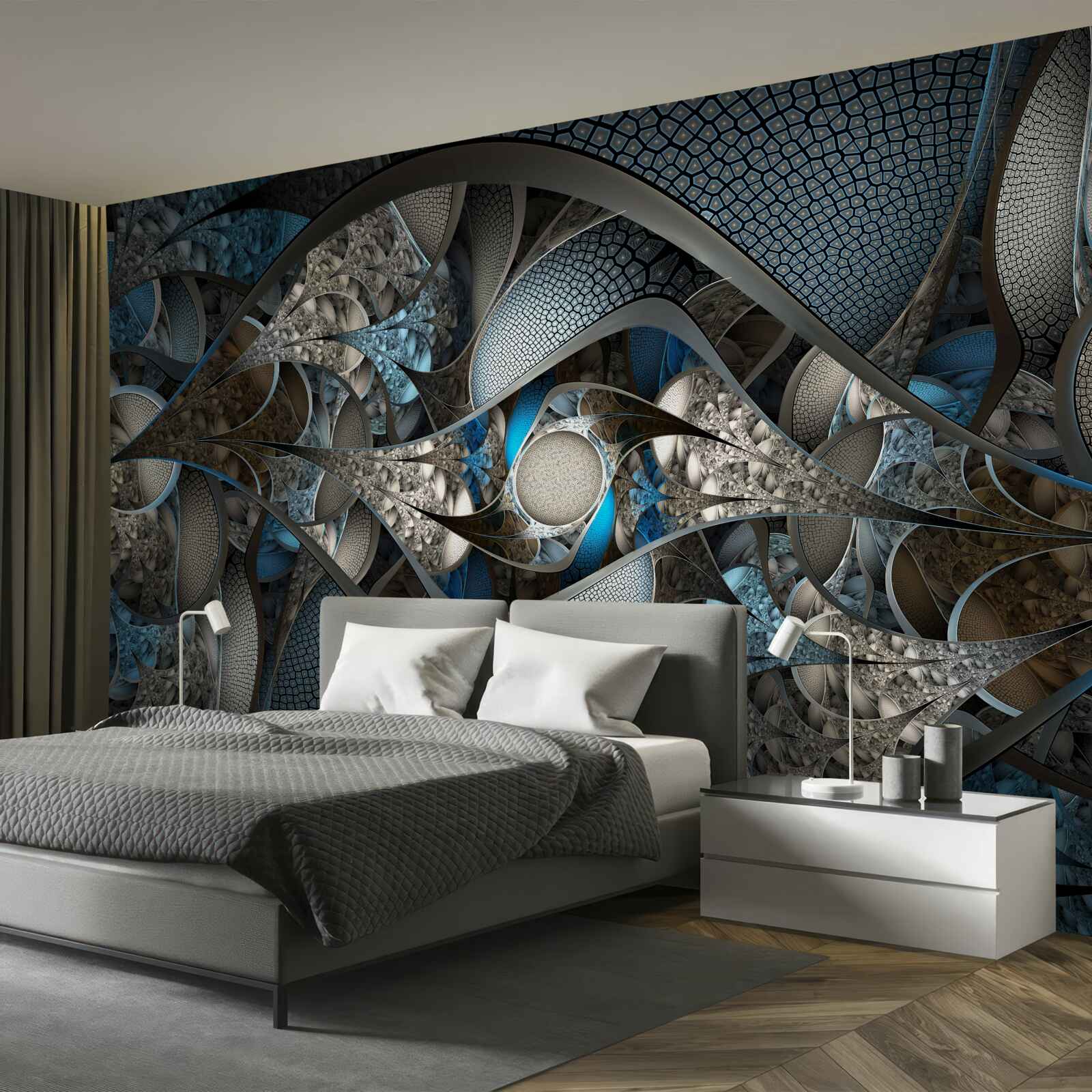 Fotobehang extravagante abstracte achtergrond