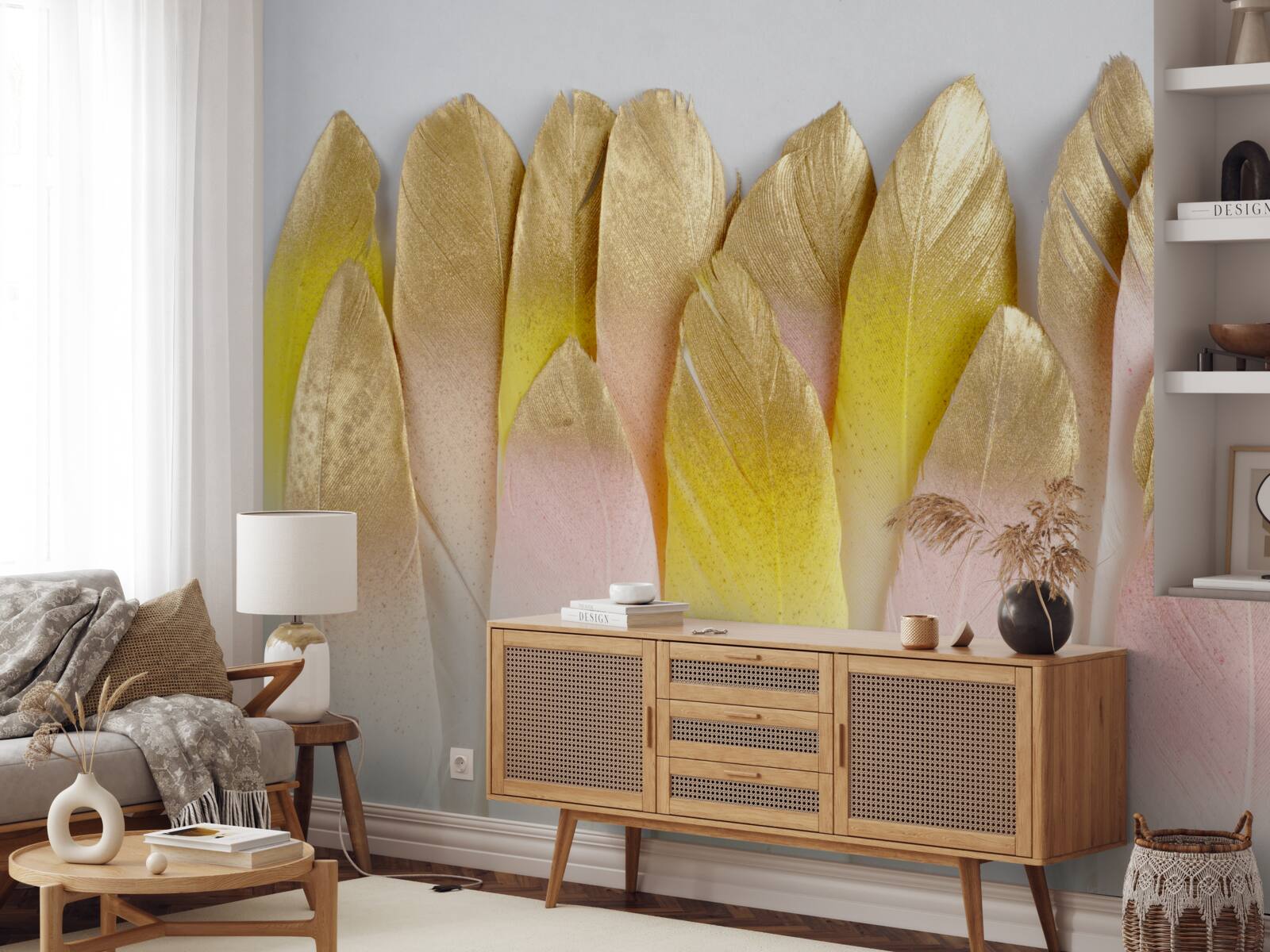 Fotobehang lange verloopveren