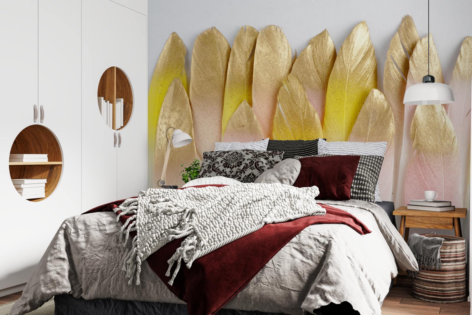 Fotobehang lange verloopveren