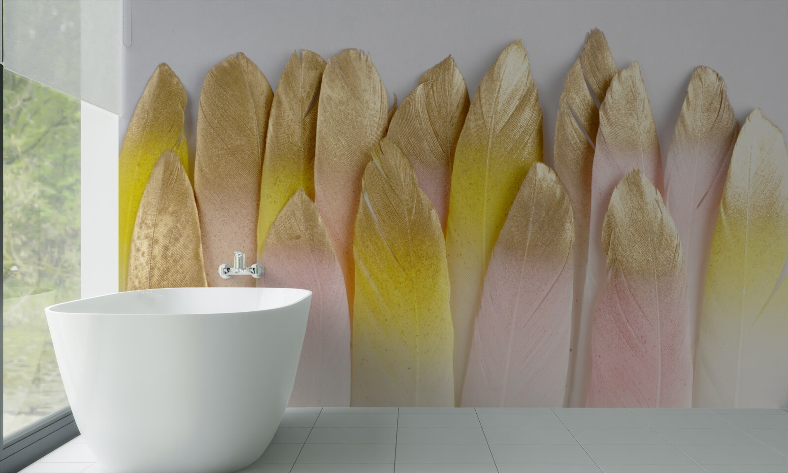 Fotobehang lange verloopveren