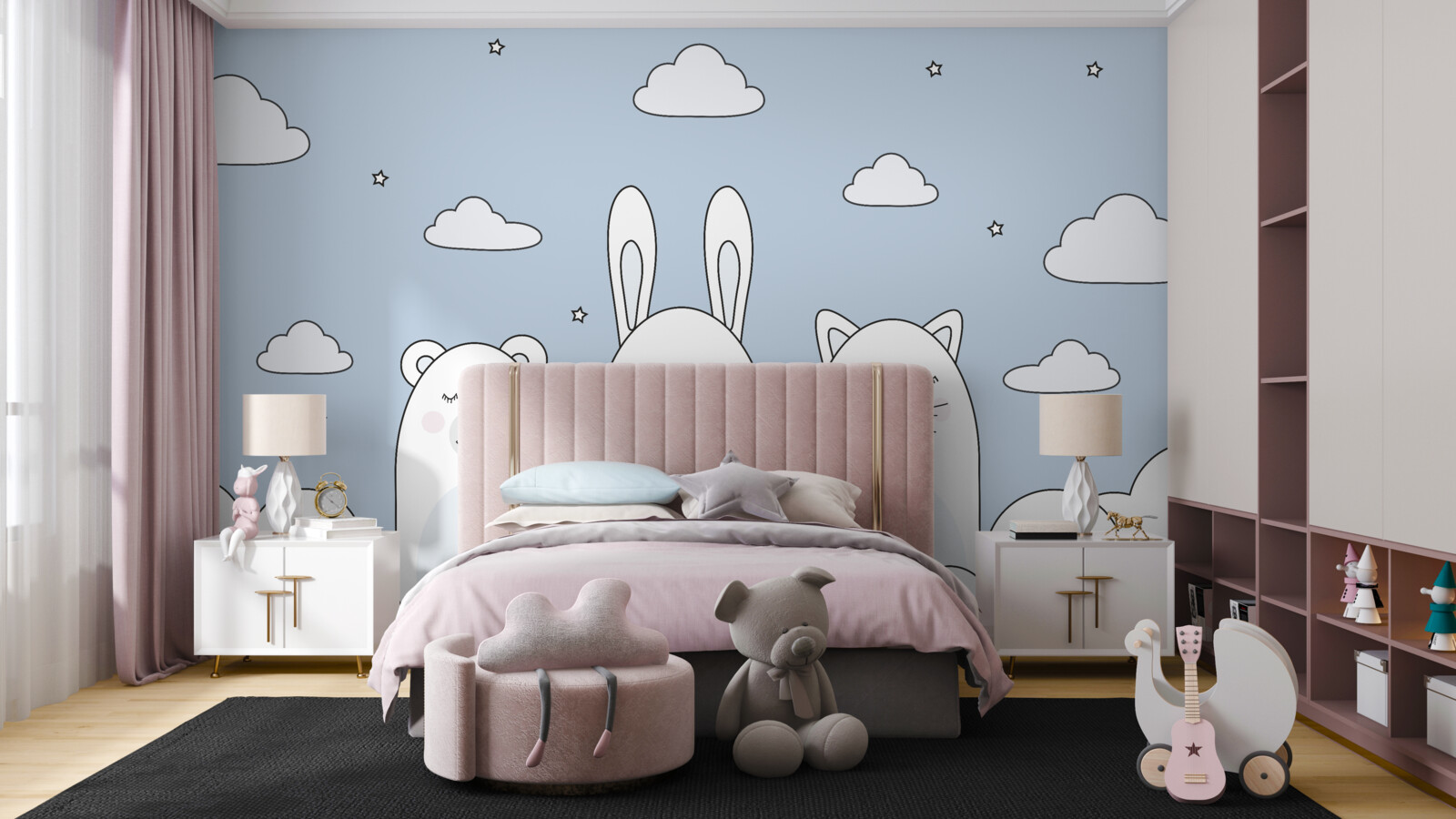 Fotobehang kinderen in de show