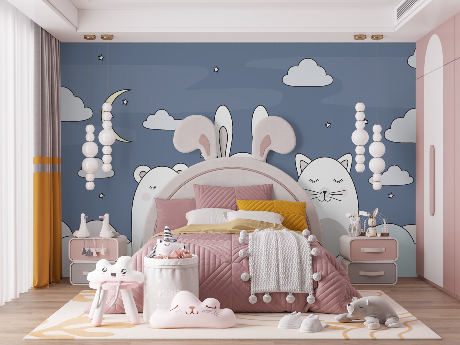 Fotobehang dieren in het ravijn