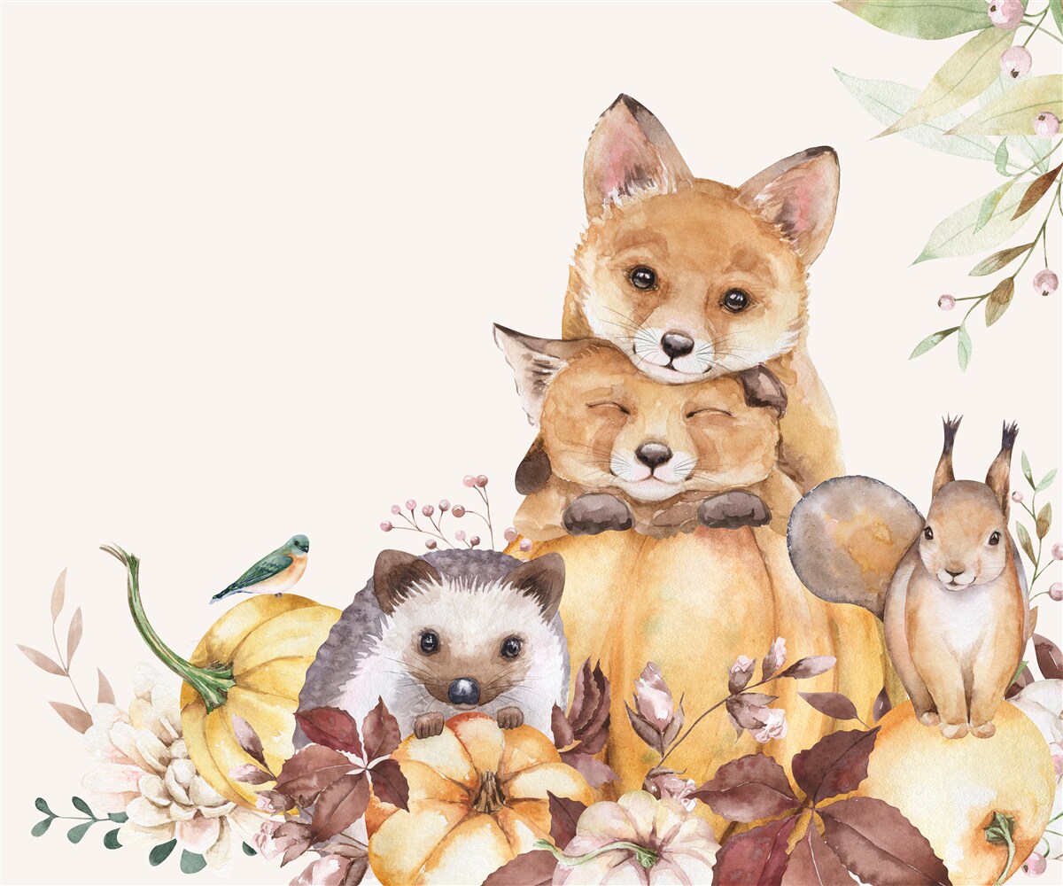 Fotobehang dieren van schoonheid en vriendelijkheid