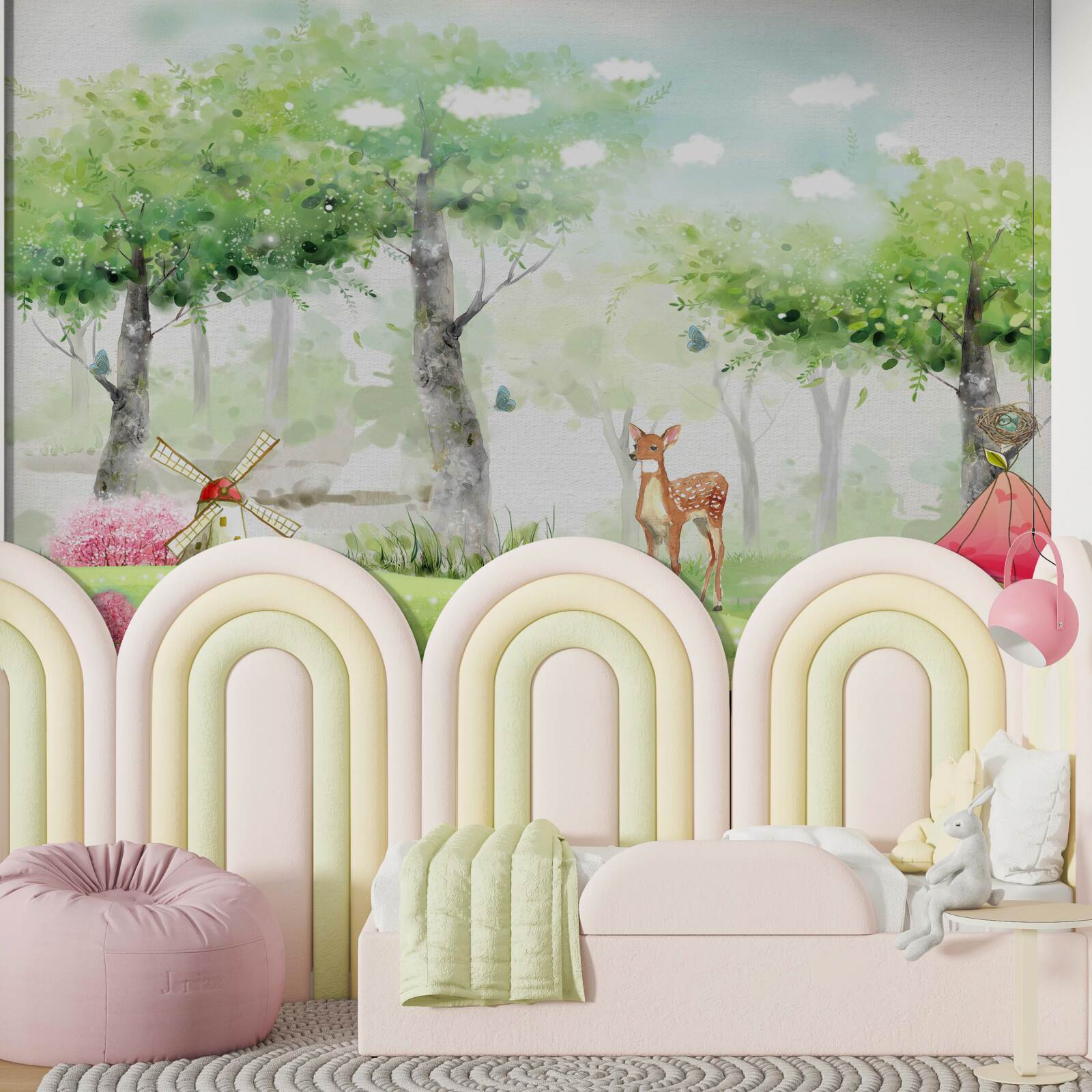 Fotobehang noordelijk dier op een heldere open plek