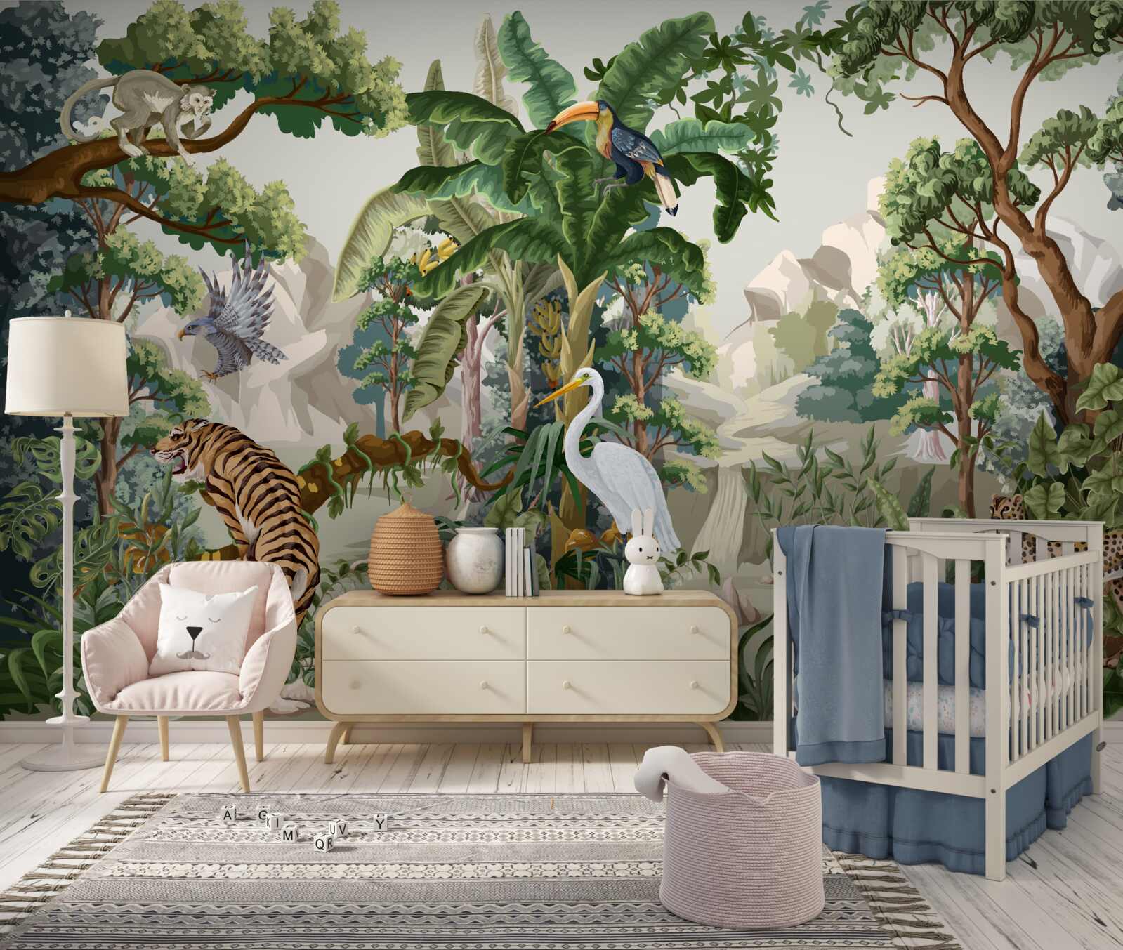 Fotobehang flora en fauna