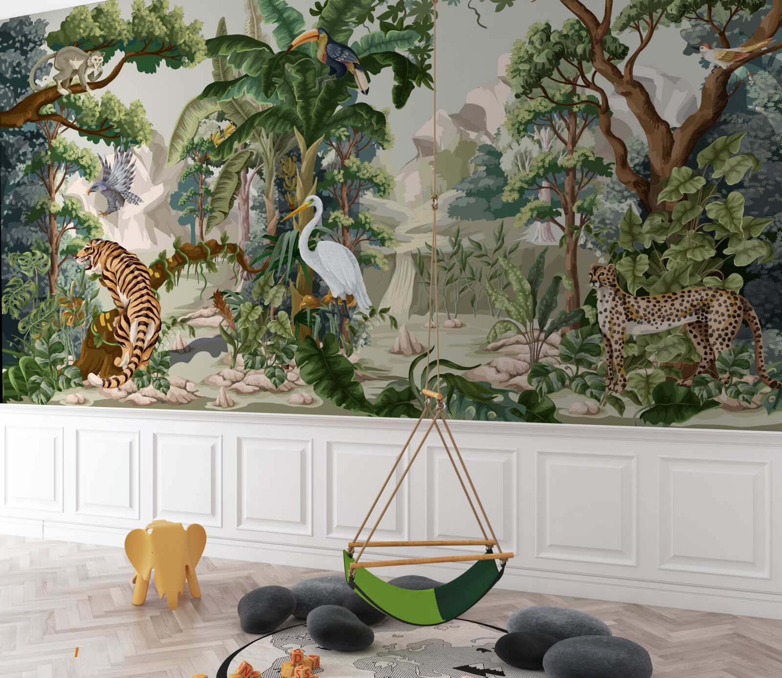 Fotobehang flora en fauna