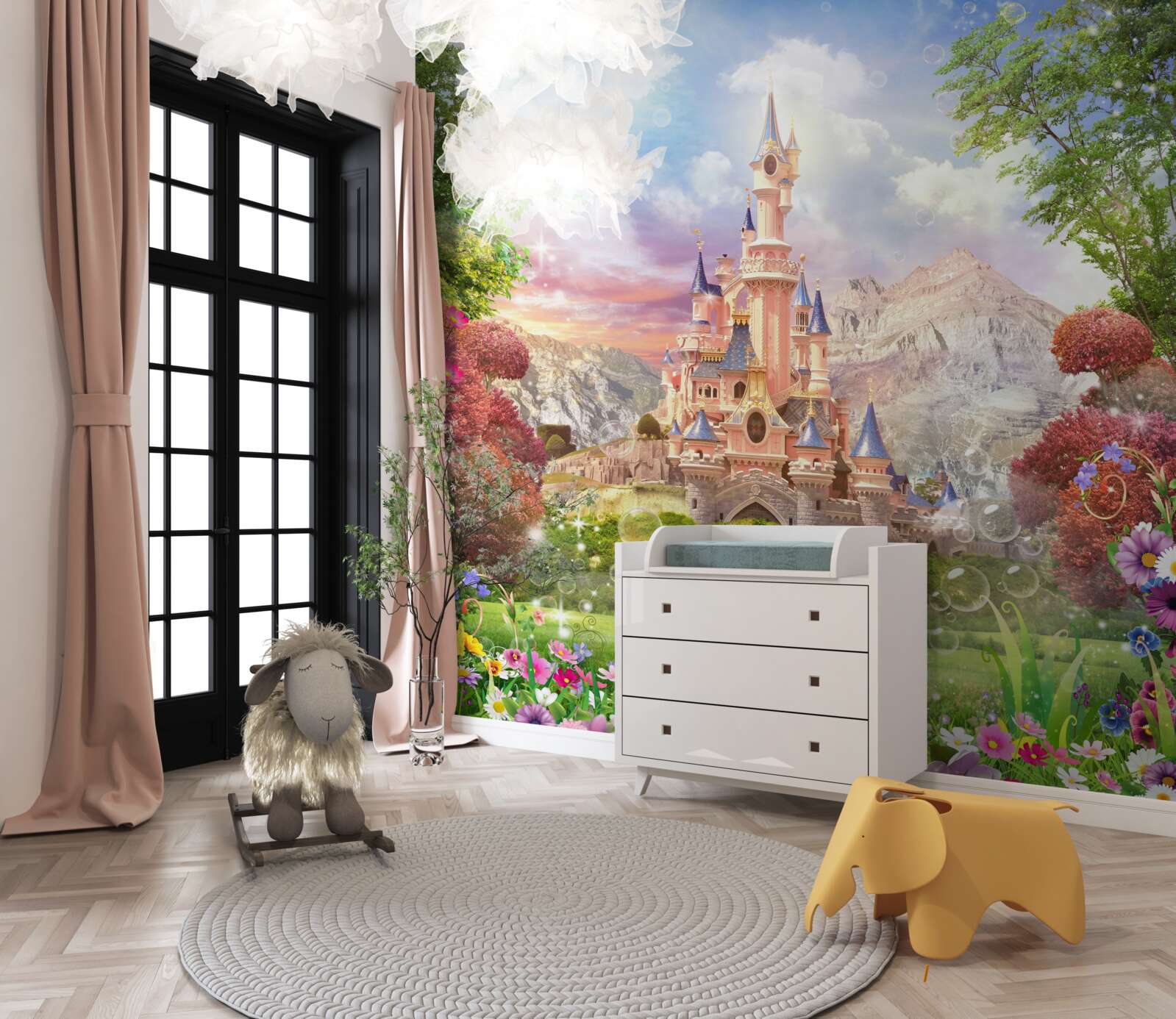 Fotobehang buitengewoon mooie kamer