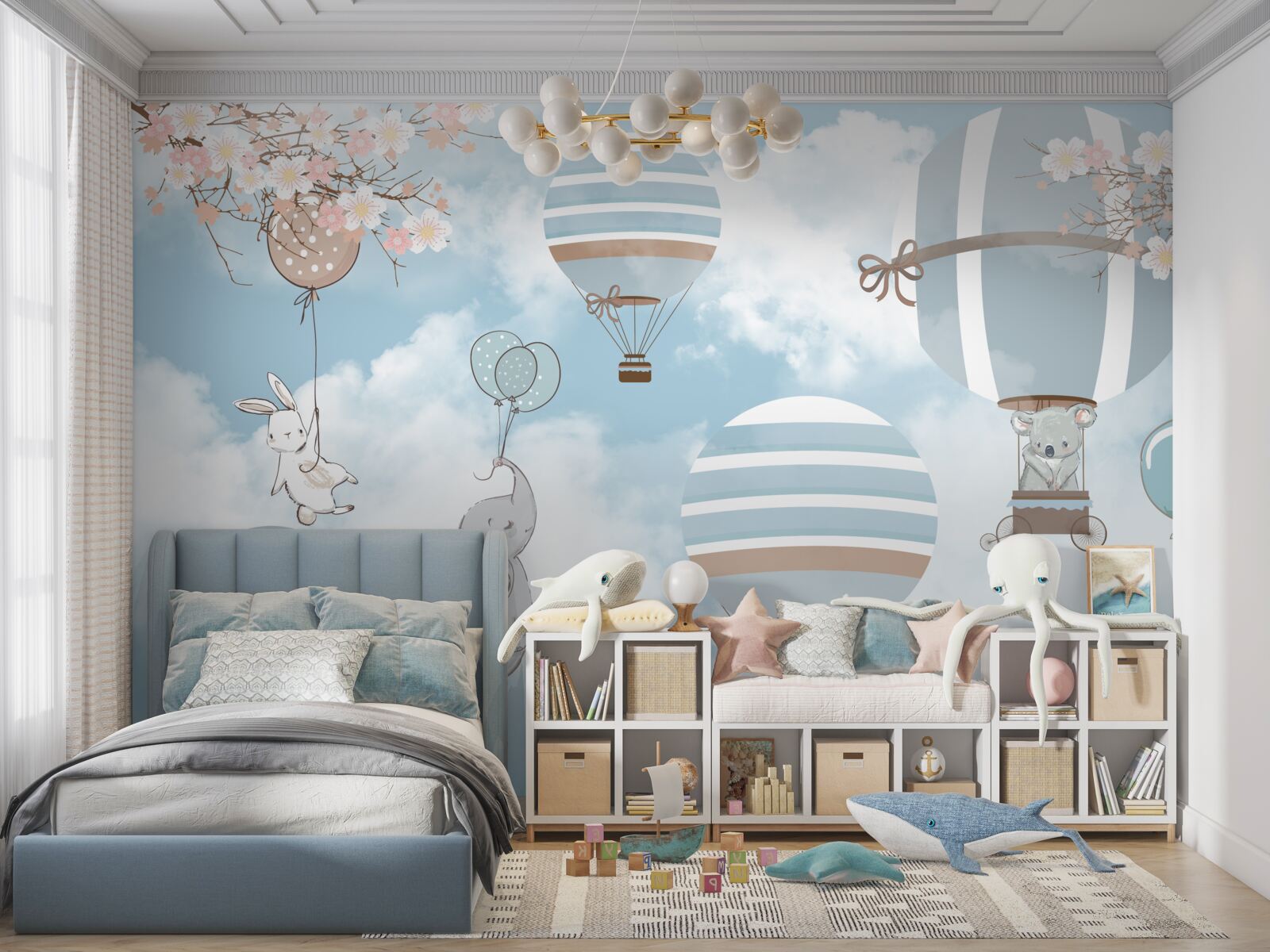 Fotobehang dieren op de vleugel