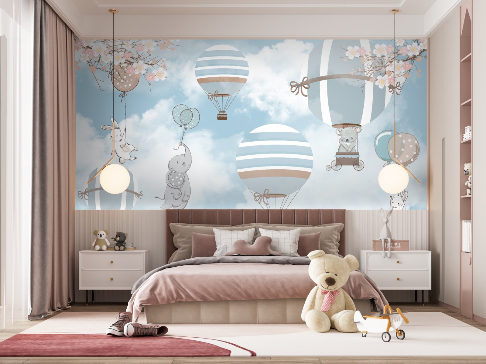 Fotobehang dieren op de vleugel