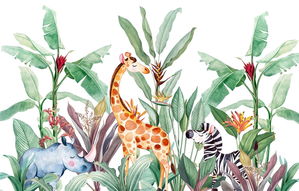 Fotobehang genieten de schepselen van de natuur