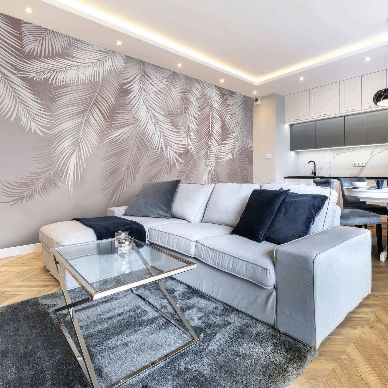 Fotobehang prachtige palmbladeren