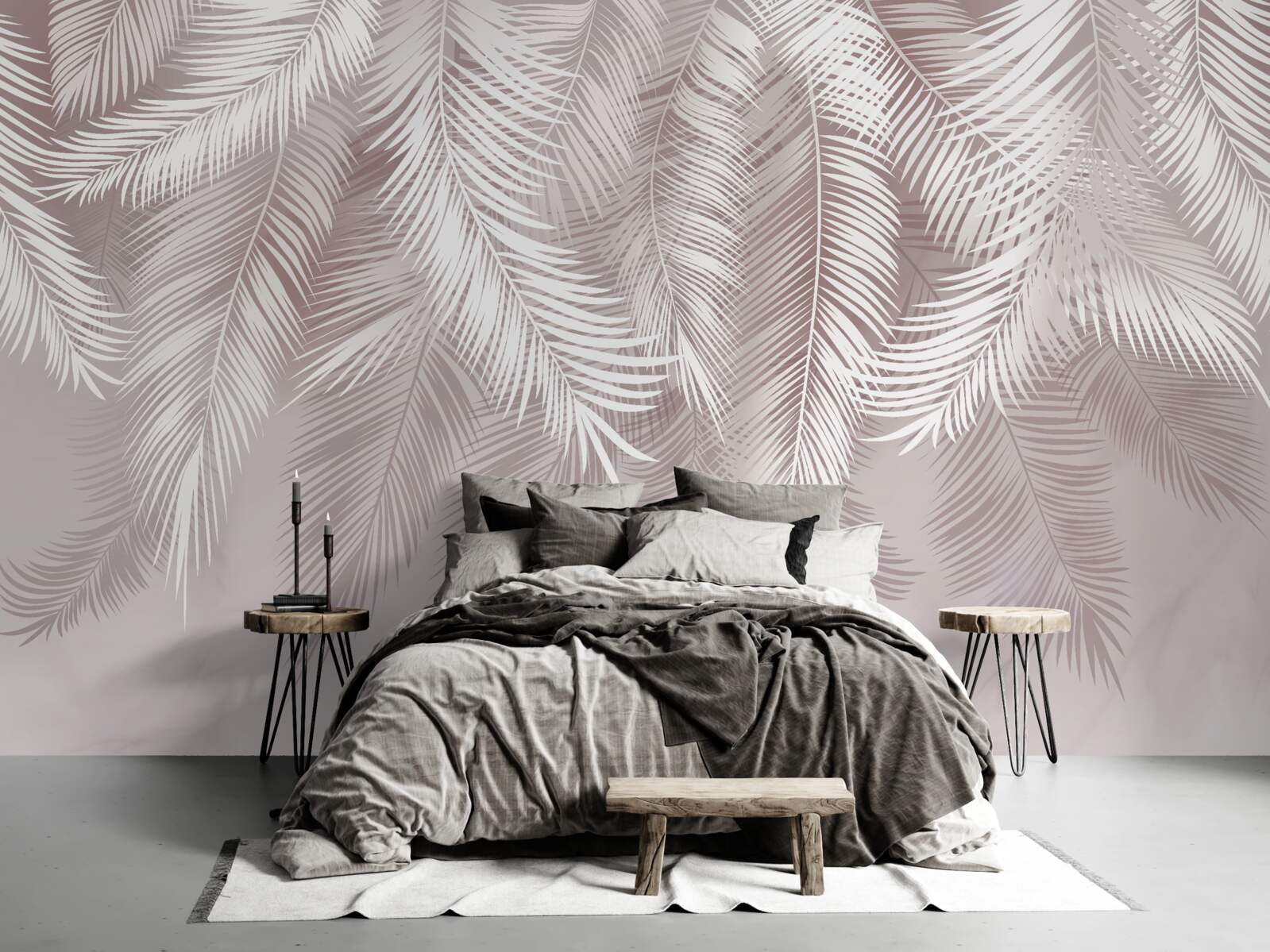 Fotobehang prachtige palmbladeren