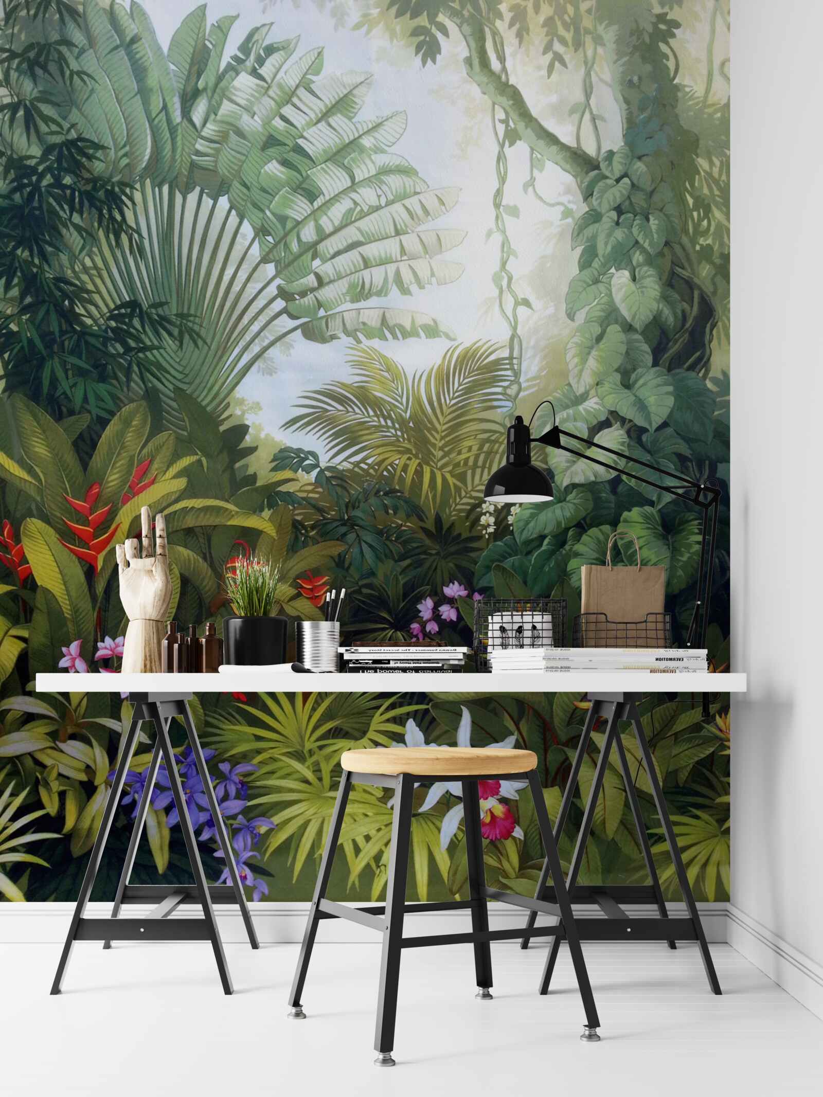 Fotobehang fascinerende en mysterieuze regenwouden