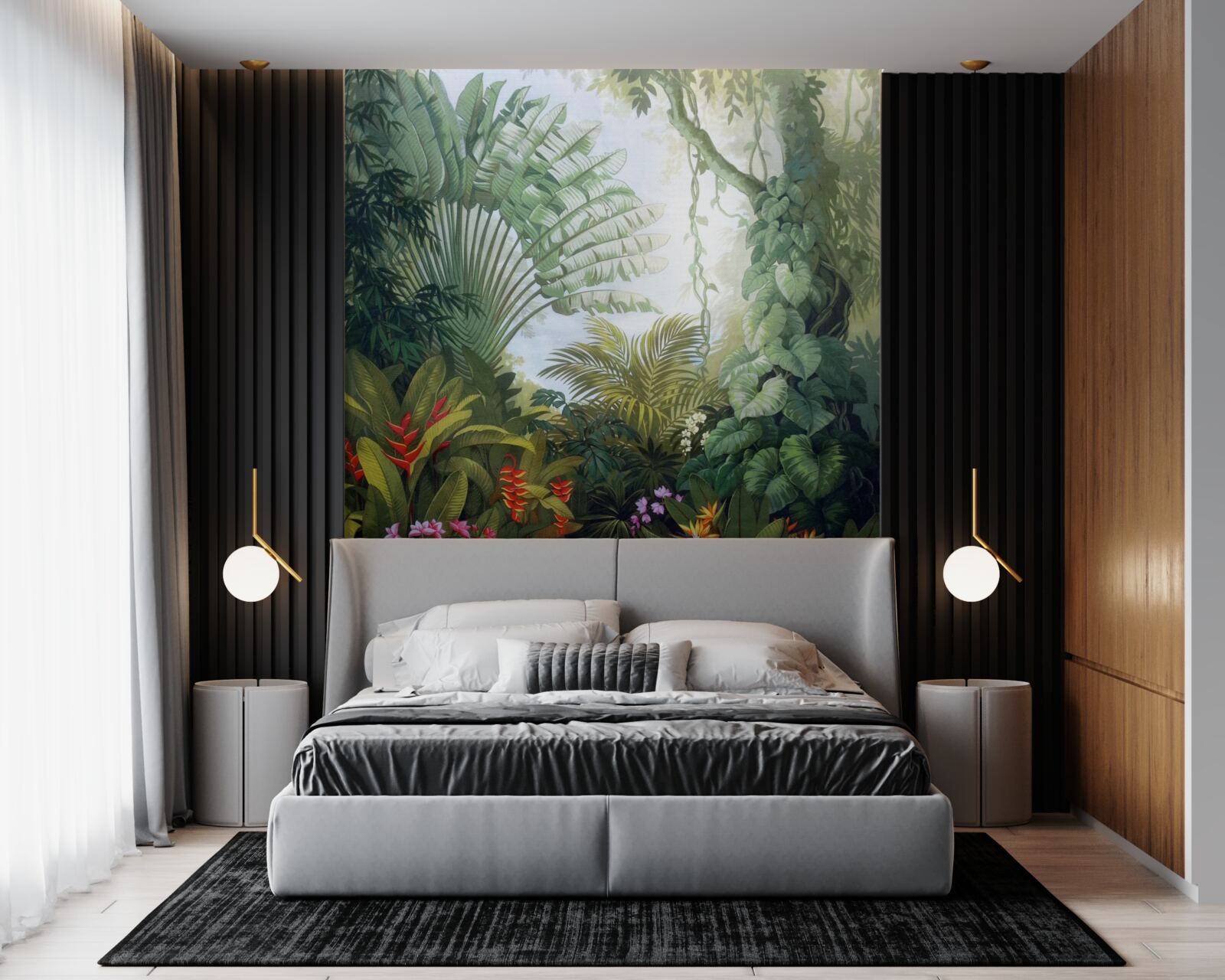 Fotobehang fascinerende en mysterieuze regenwouden