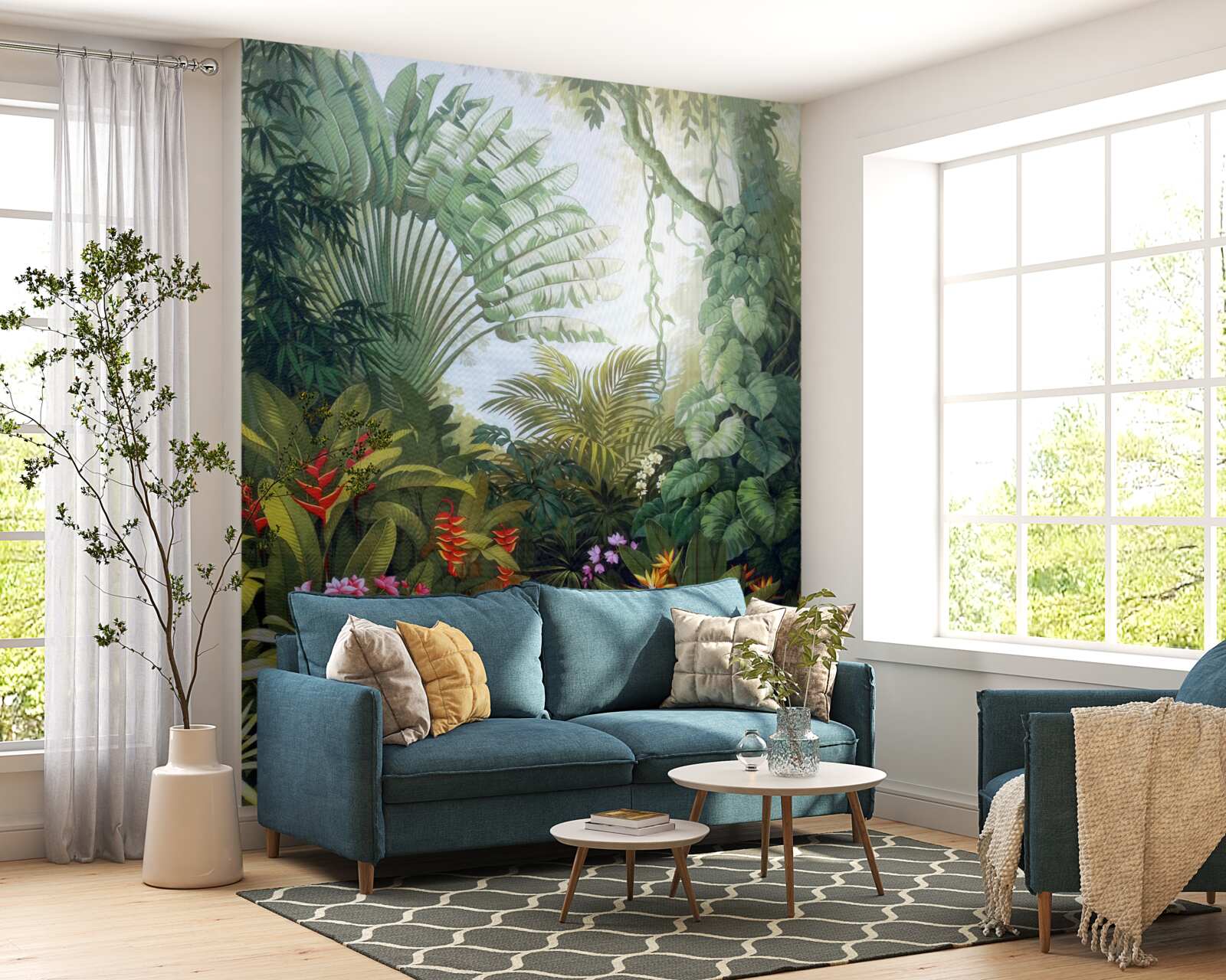 Fotobehang fascinerende en mysterieuze regenwouden