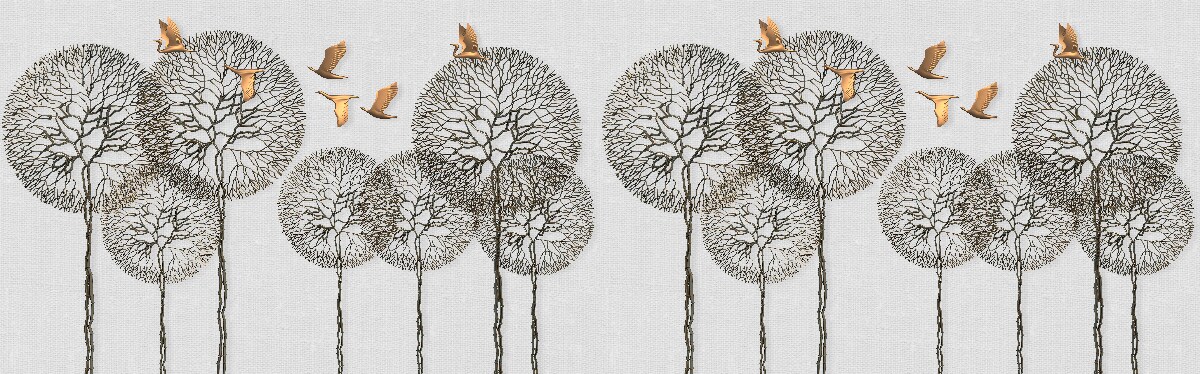 Fotobehang vlinders en miljoenpoten