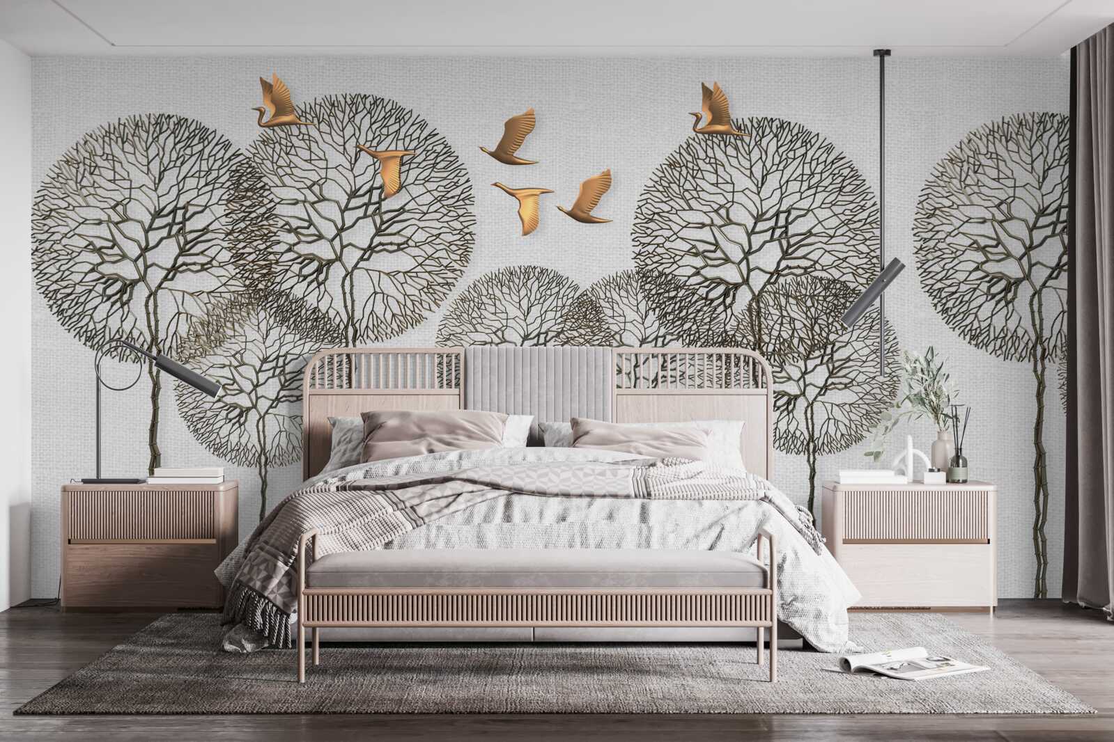 Fotobehang vlinders en miljoenpoten