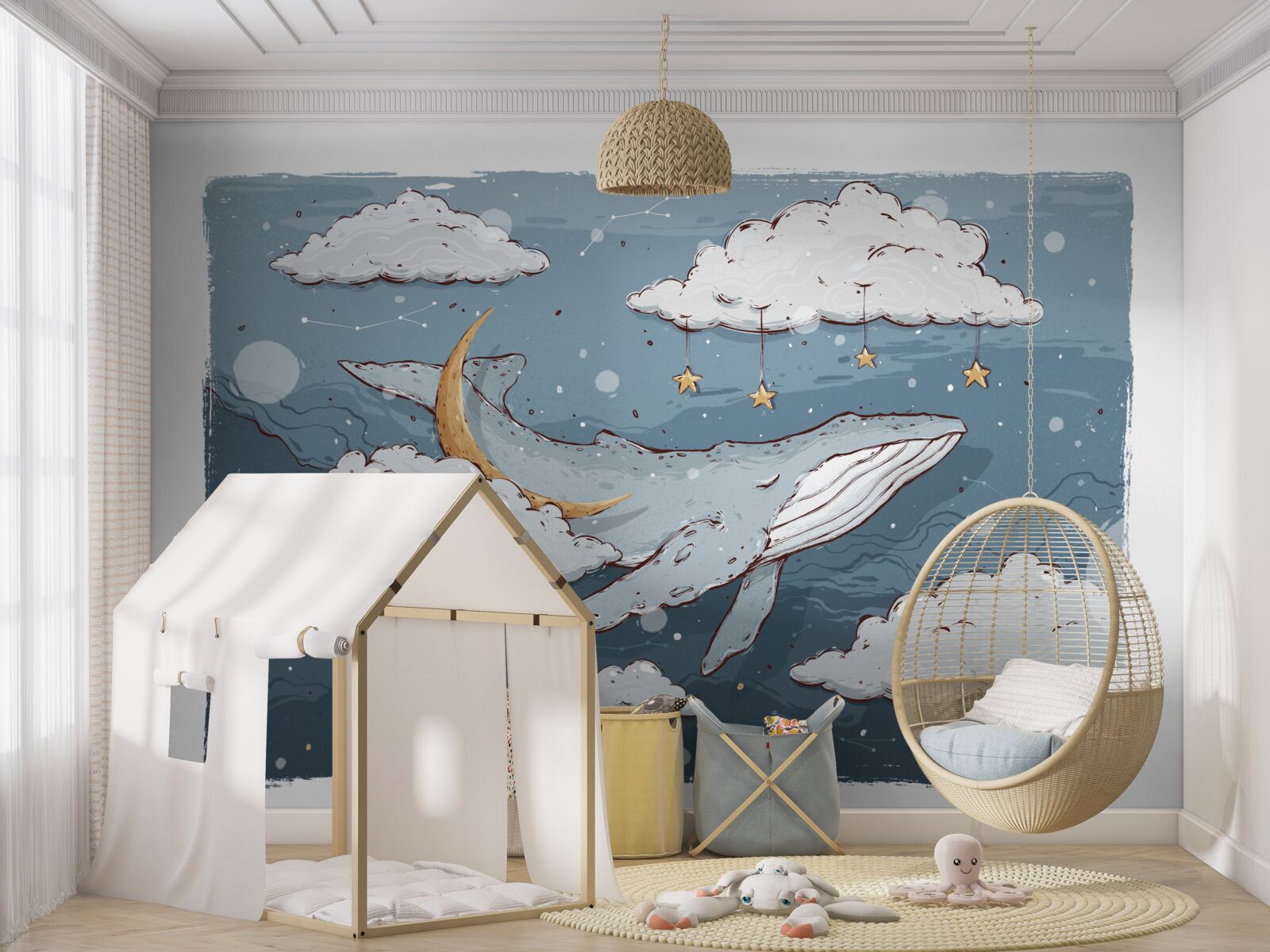 Fotobehang troebele plas