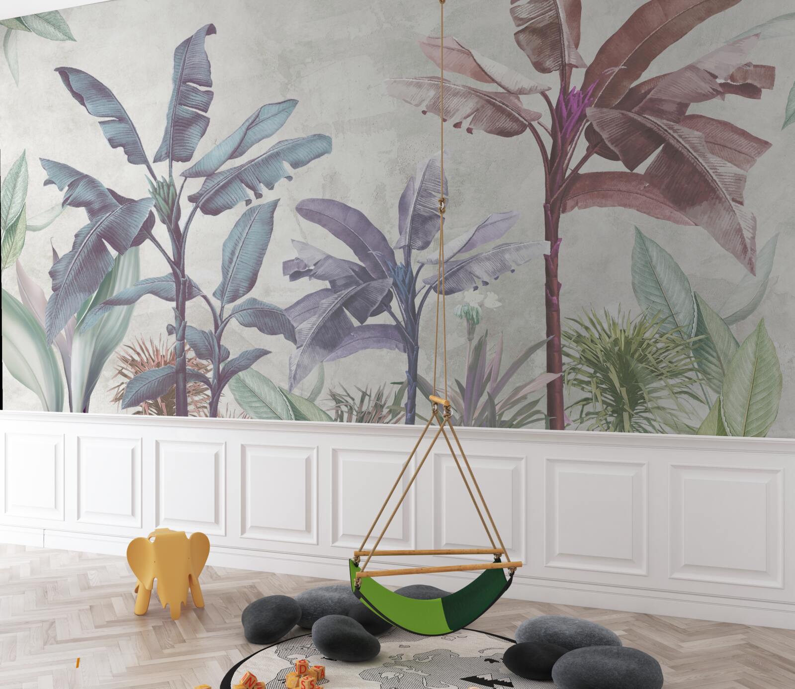 Fotobehang palmbomen in alle kleuren