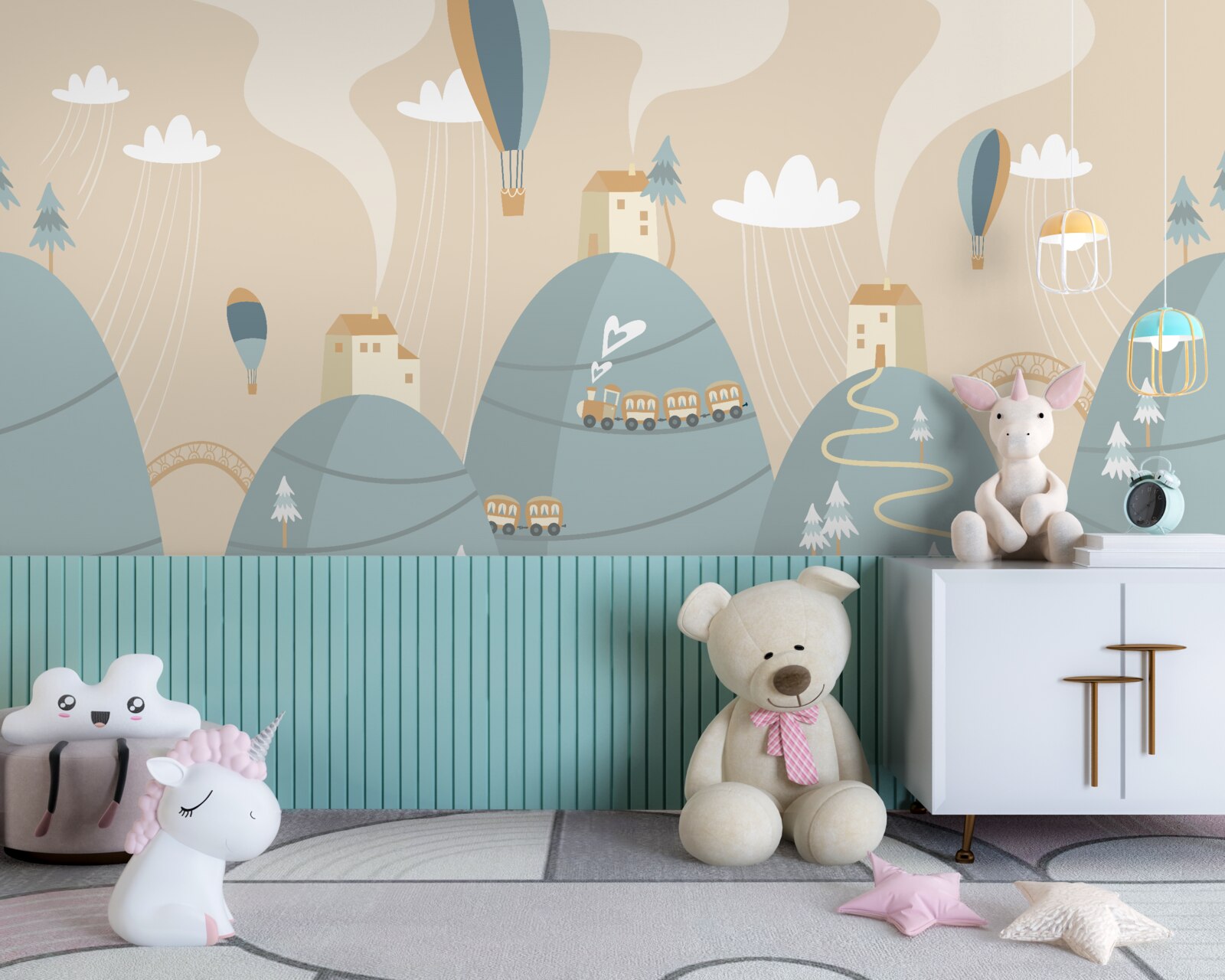 Fotobehang wondere wereld