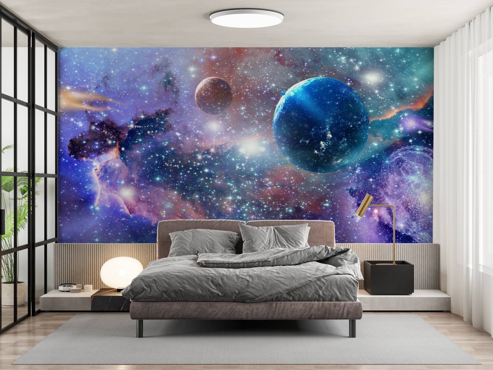 Fotobehang helder universum