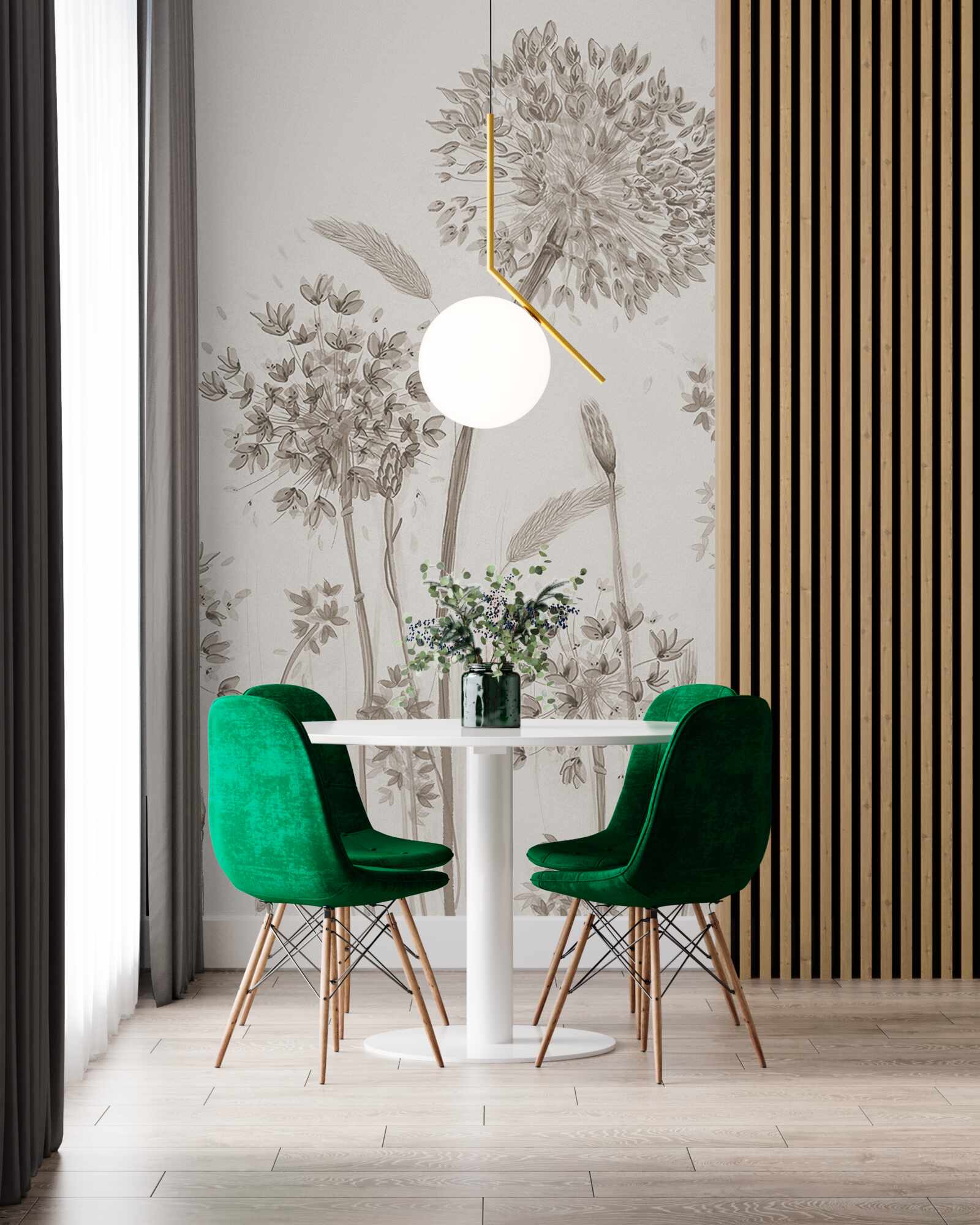 Fotobehang unieke flora