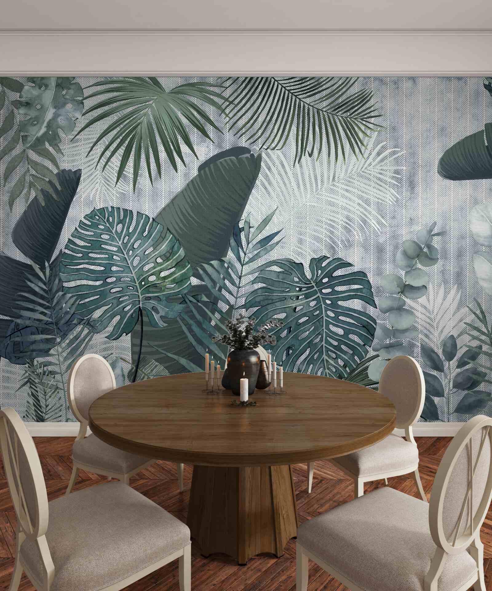 Fotobehang vruchtbaarheid van planten in de jungle