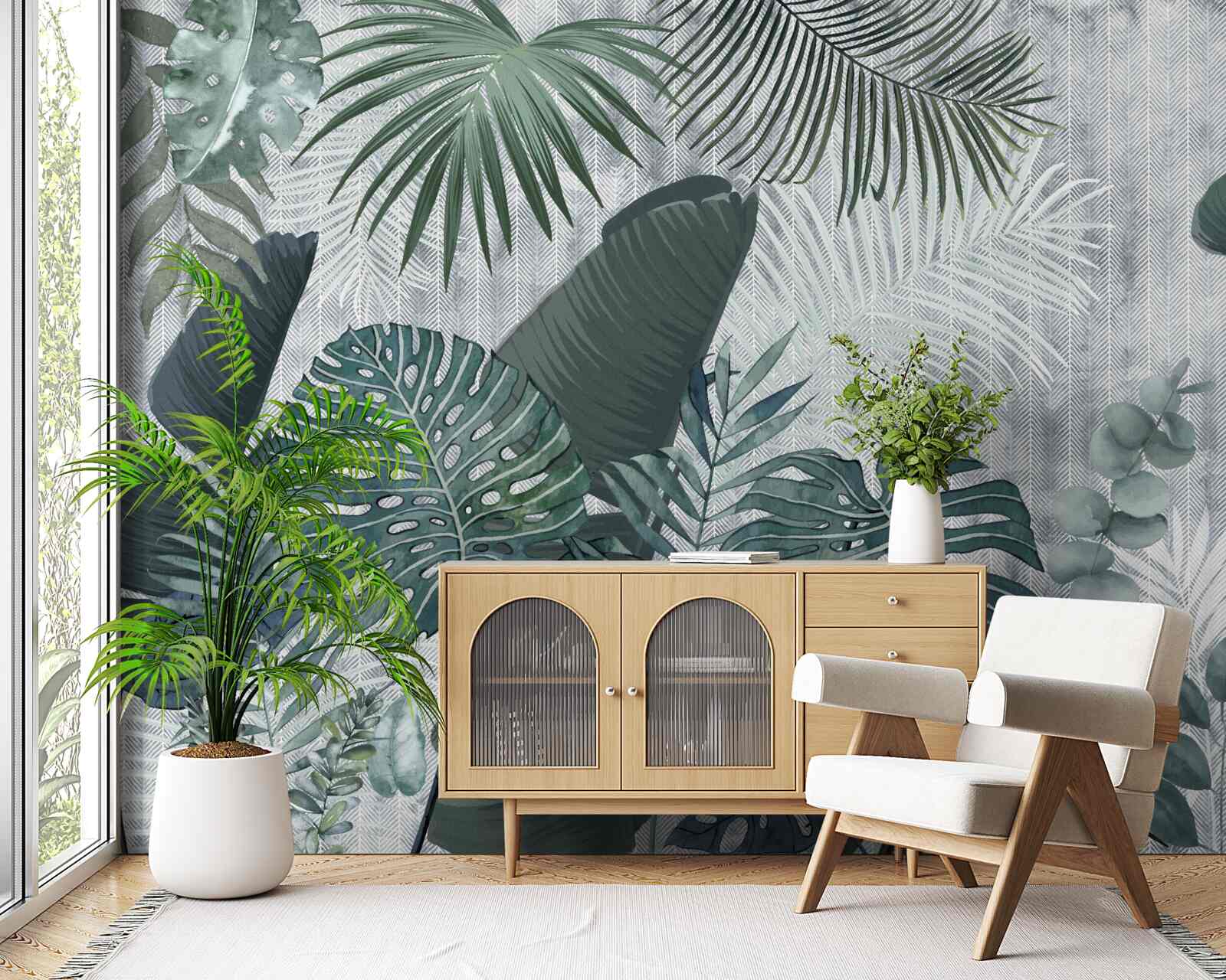 Fotobehang vruchtbaarheid van planten in de jungle