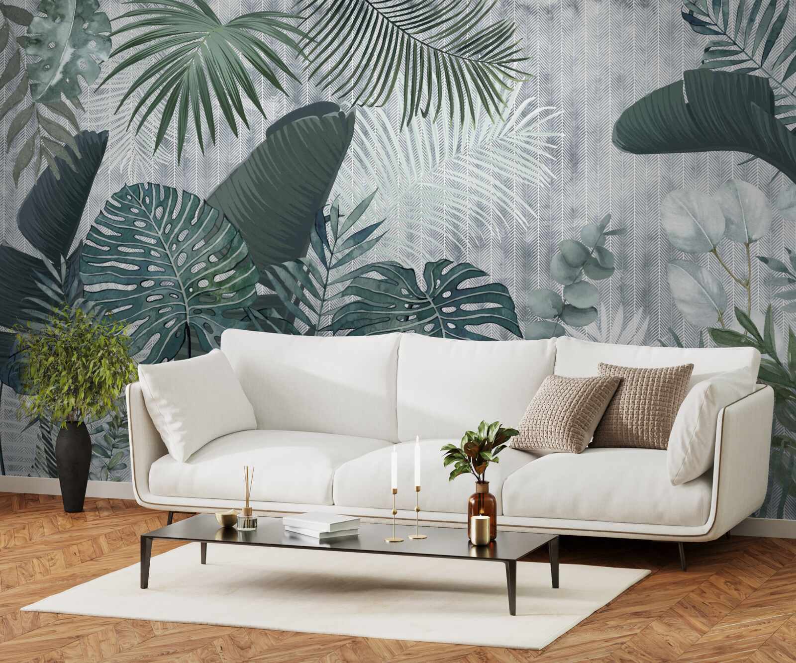 Fotobehang vruchtbaarheid van planten in de jungle