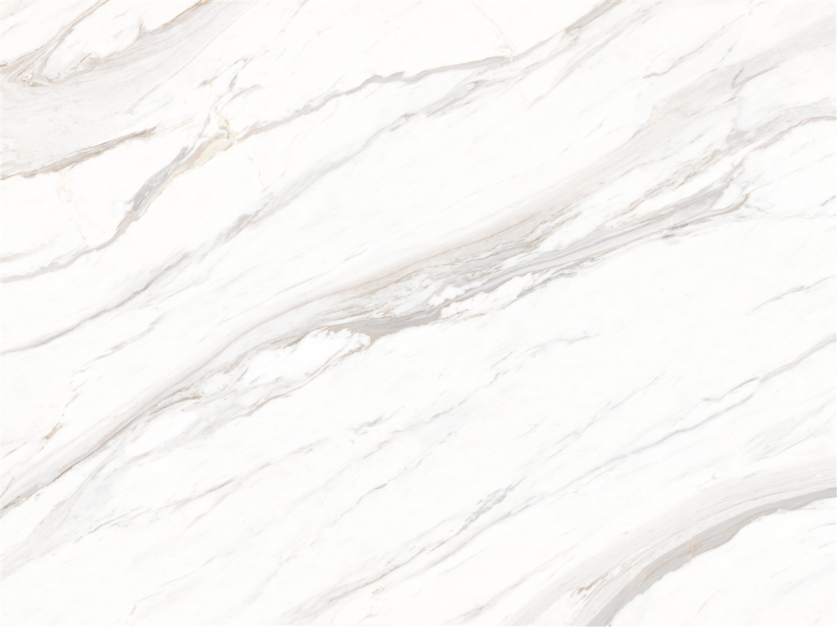 Fotobehang marmer met een delicate lichtgouden tint