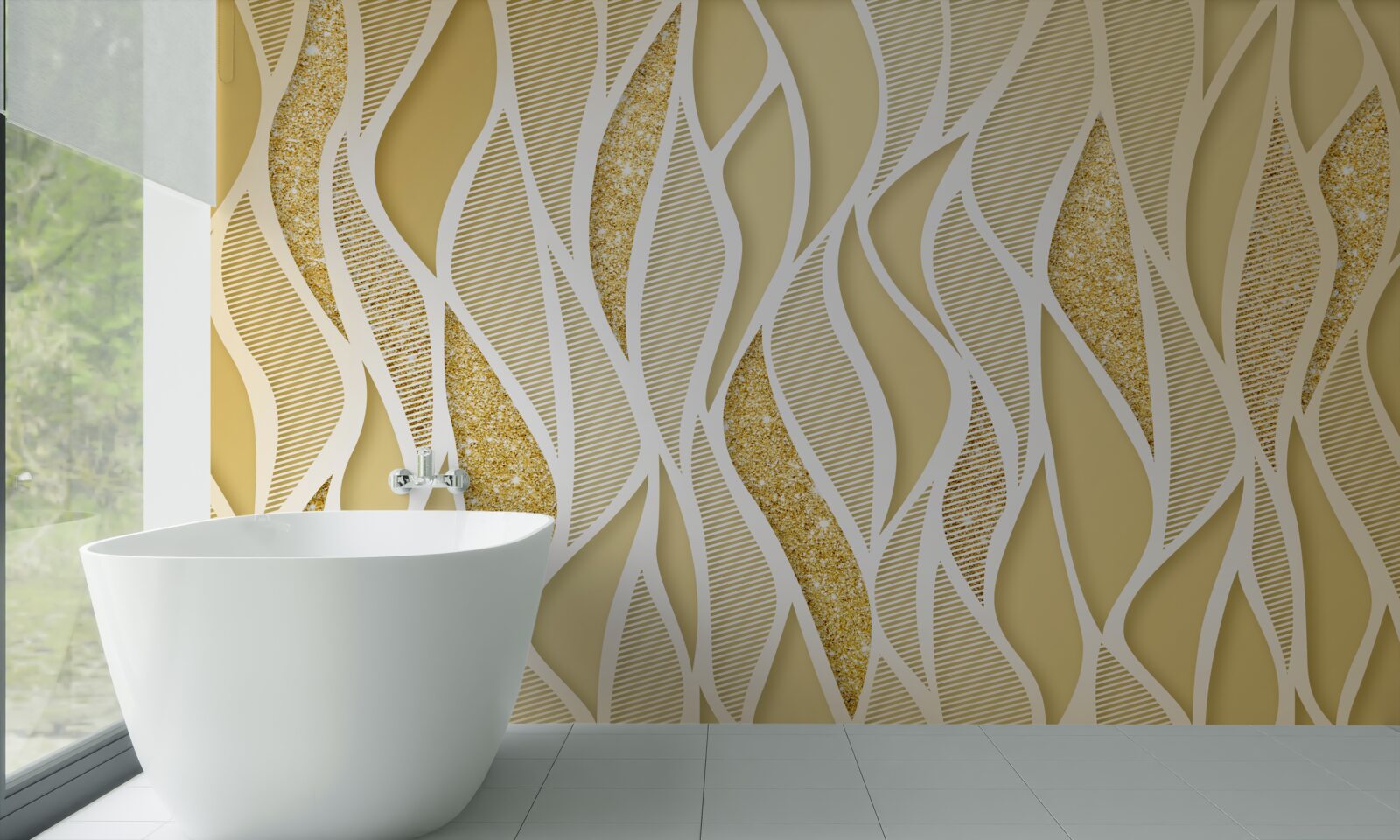 Fotobehang samenvatting herfstbladeren