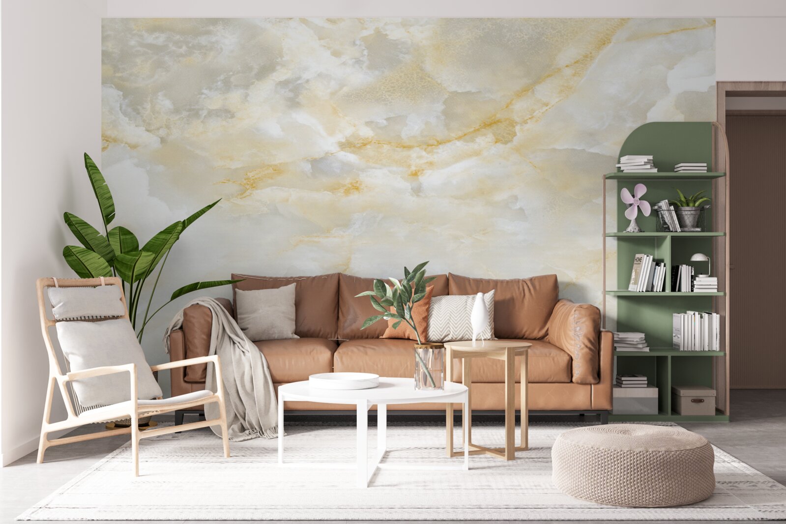 Fotobehang wolken gevuld met regen bij het aanbreken van het licht