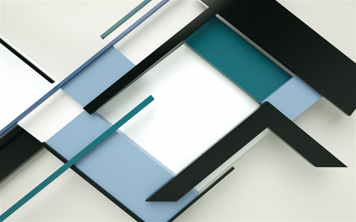 Fotobehang geometrische vormen in abstractie