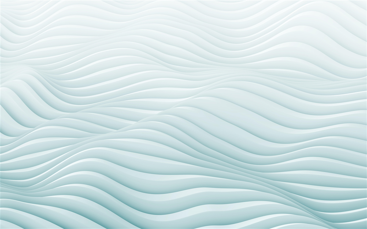 Fotobehang abstractie van gladde zeegolven