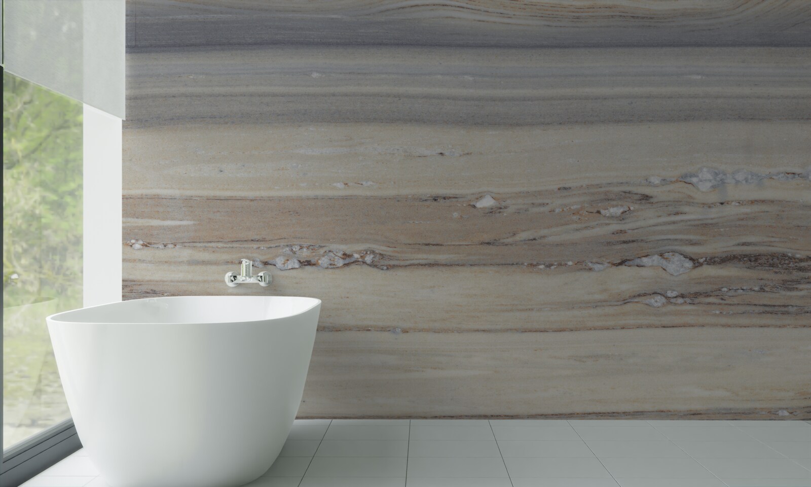 Fotobehang lichtgrijs zeezand