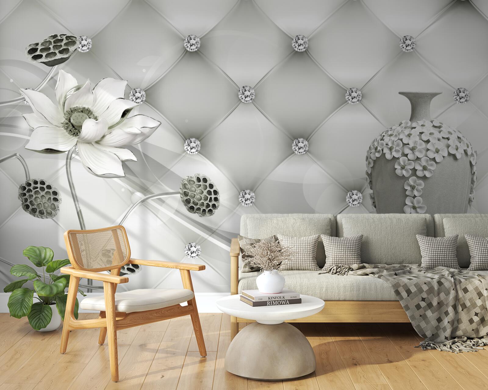 Fotobehang abstracte verticale lijnen in verschillende kleuren